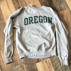 Gray Oregon sweatshirt